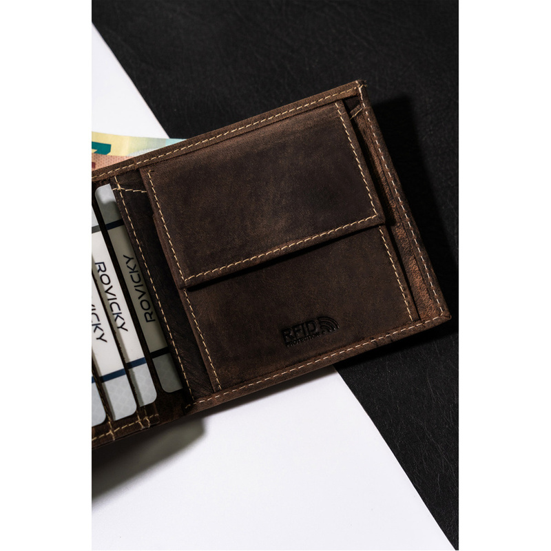 Elegancki męski kompaktowy portfel Buffalo Wild