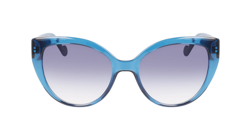 Okulary LIUJO LJ758S-400. Okulary przeciwsłoneczne, Kolor niebieski. Kobieta.