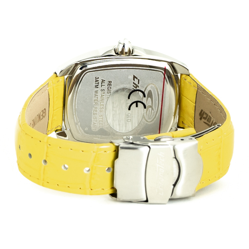 Zegarek CHRONOTECH CT7504LS-05. Kwarcowy, Kolor żółty. Kobieta.