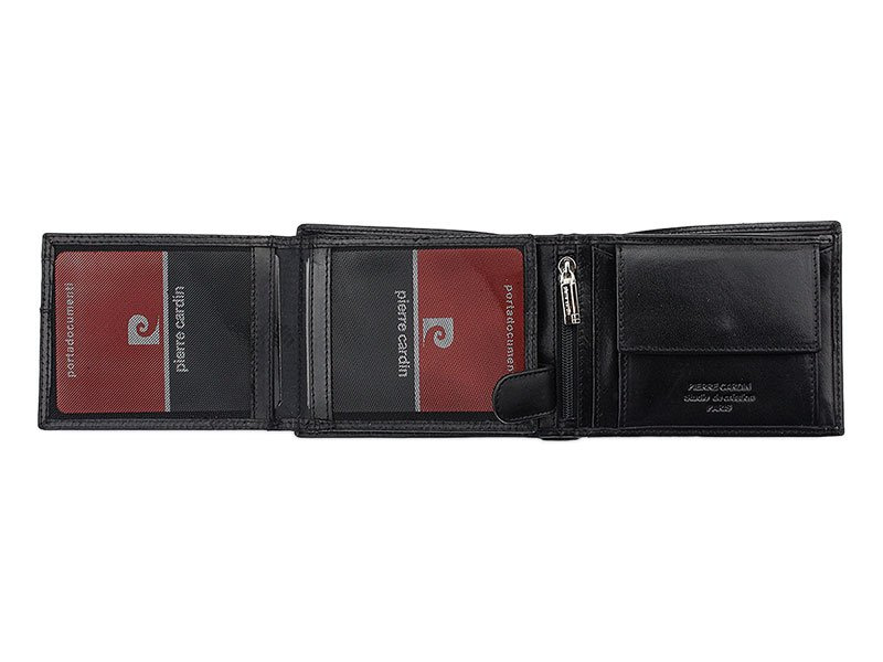 Pojemny Skórzany męski portfel Pierre Cardin RFID