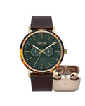 Zegarek WATXANDCO RELOJ4_44. Kwarcowy, Kolor zielony. Mężczyzna.