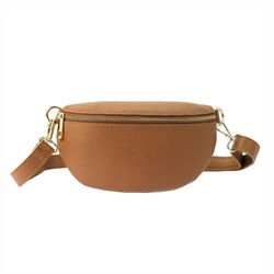 Miejska Damska saszetka przez ramię ze skóry naturalnej Patrizia