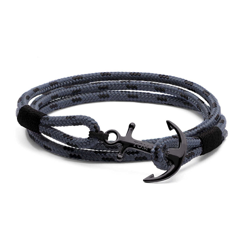 Biżuteria TOM HOPE TM0153. Bransoletka, Kolor szary. Unisex.