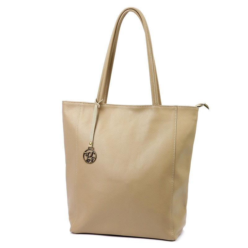 Gregorio damska shopperbag duża torebka na ramię skóra naturalna