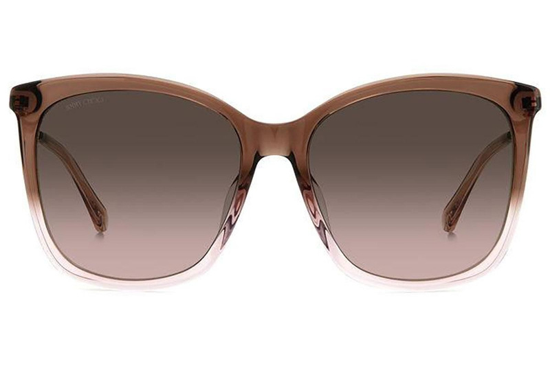 Okulary JIMMY CHOO NEREA-G-S-08M. Okulary przeciwsłoneczne, Kolor brązowy. Kobieta.