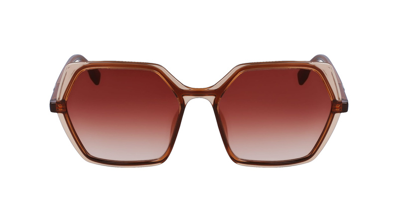 Okulary KARL LAGERFELD KL6083S-246. Okulary przeciwsłoneczne, Kolor brązowy. Kobieta.