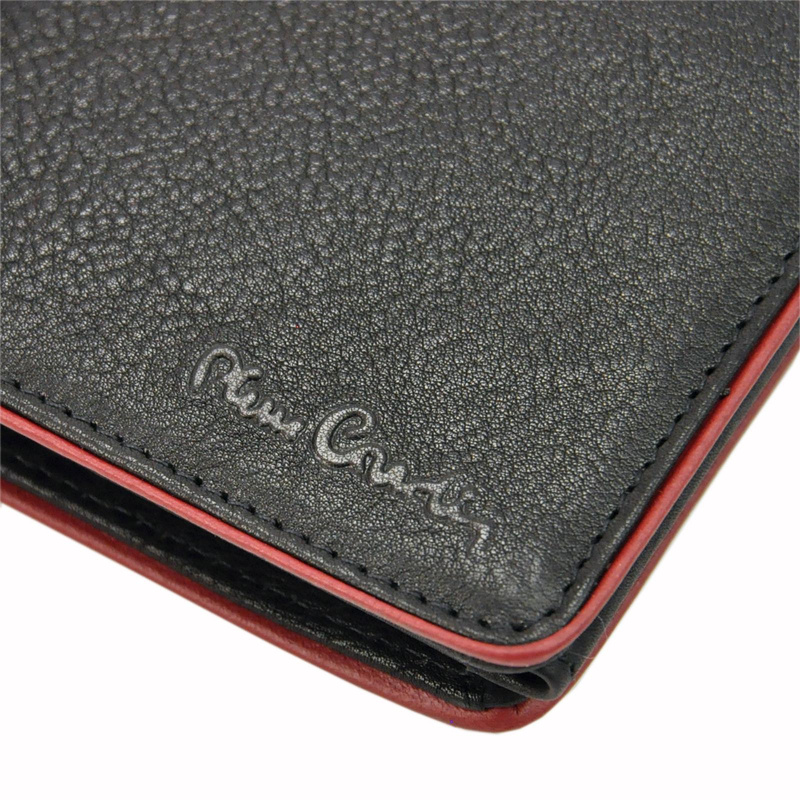Pierre Cardin męski portfel skóra naturalna duży bez zapięcia RFID