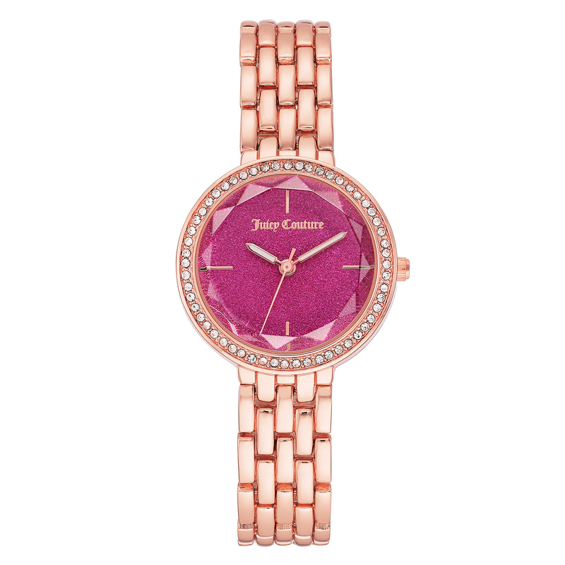 Zegarek JUICY COUTURE JC1208HPRG. Kwarcowy, Kolor różowy. Kobieta.