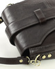 Torebka skórzana crossbody bag MAZZINI VERONA - brąz caffe