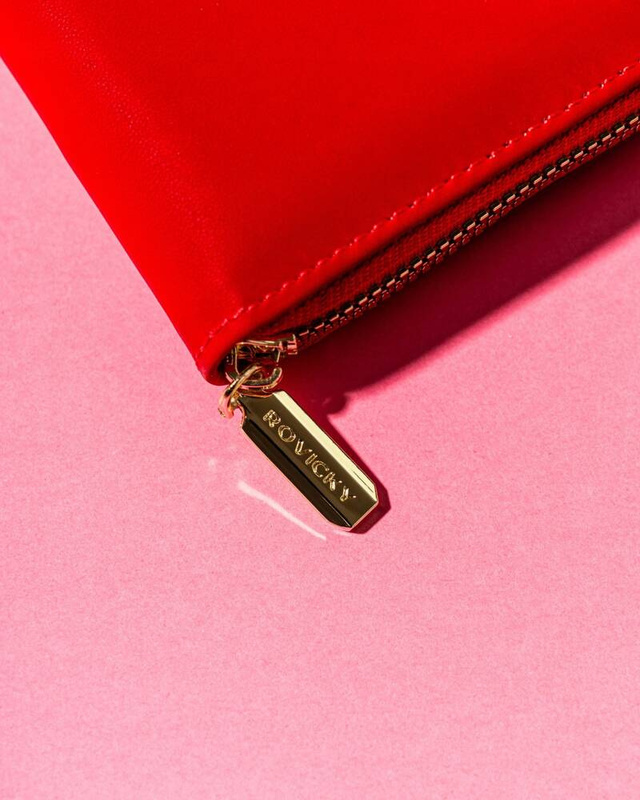 Duży Stylowy portfel damski na zamek od Rovicky