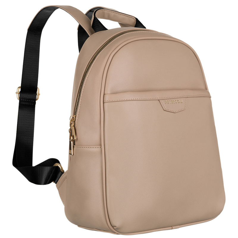 Pojemny plecak damski ze skóry ekologicznej - Peterson