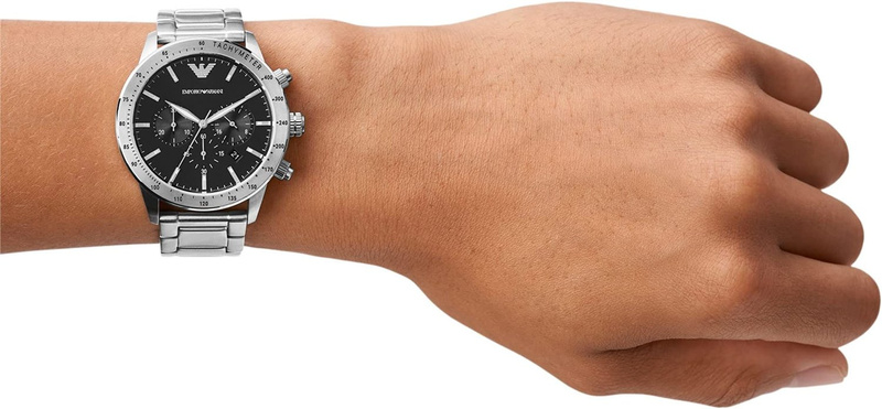 ZEGAREK MĘSKI EMPORIO ARMANI AR11391 - MARIO (zi017e) + BOX