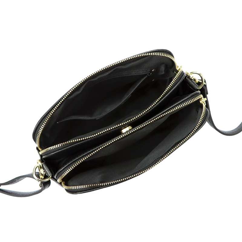 Skórzana damska elegancka listonoszka od MiaMore