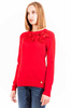 CZERWONY SWETER LOVE MOSCHINO DAMSKI