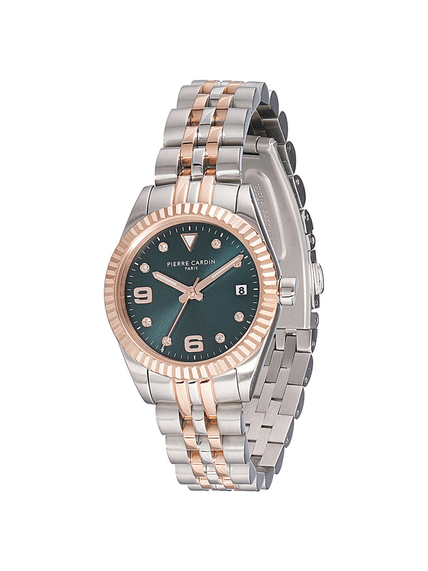 Zegarek PIERRE CARDIN CF.1012.MU.2. Kwarcowy, Kolor zielony. Kobieta.