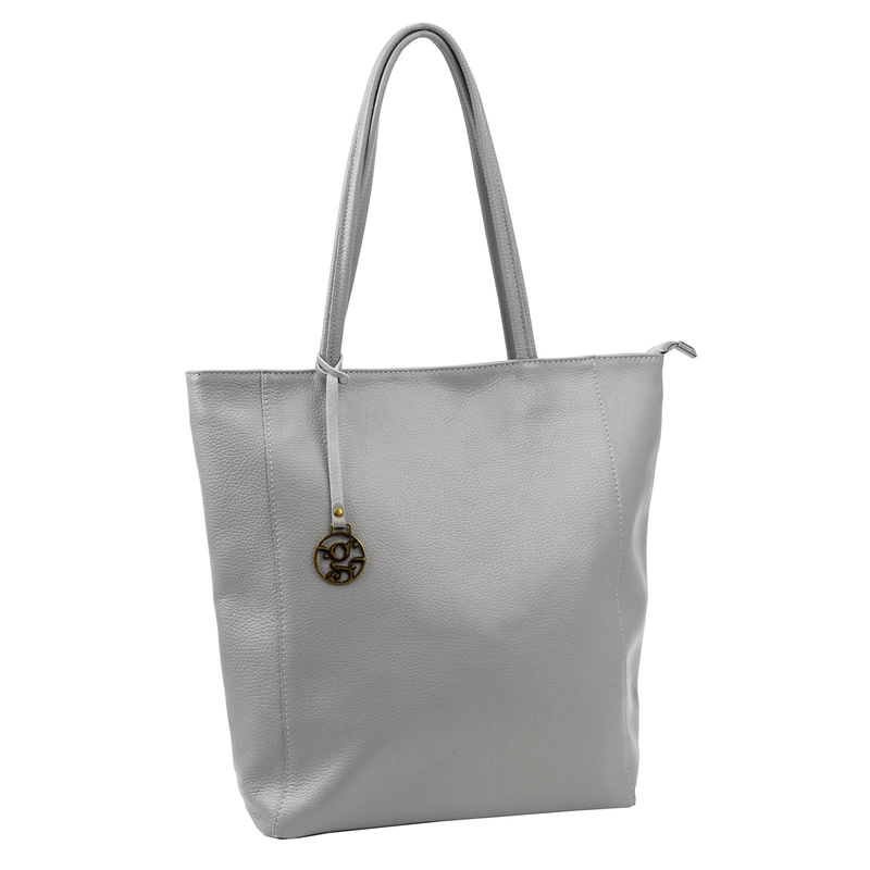 Gregorio damska shopperbag duża torebka na ramię skóra naturalna