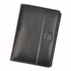 Rozbudowany pionowy Skórzany męski portfel pojemny EL FORREST RFID