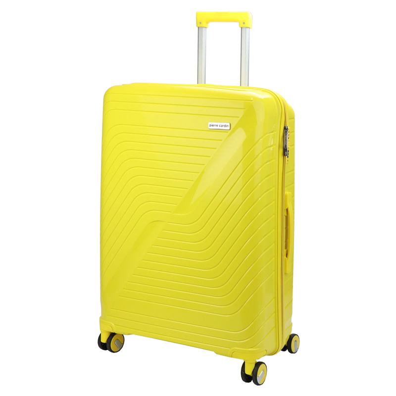 Mocna walizka damska z ABSu Pierre Cardin LEE01 PP12 106 x3 Z