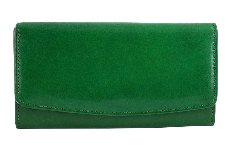 Skórzany portfel damski - Barberini's - Czarny