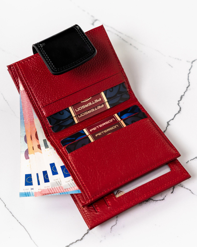 Skórzany damski portfel Peterson PTN 42329-SH-1