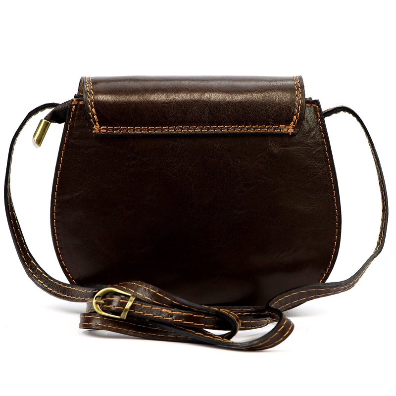 Gregorio Klasyczna damska listonoszka skóra naturalna torebka na ramię