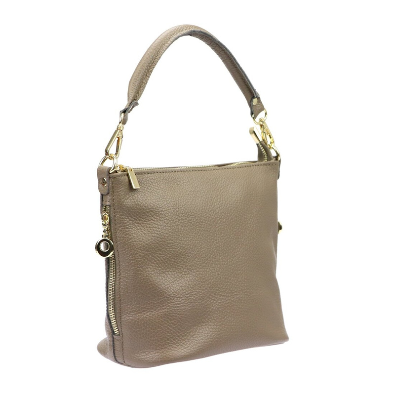 Patrizia damska torebka na ramię skóra naturalna torba z kieszenią