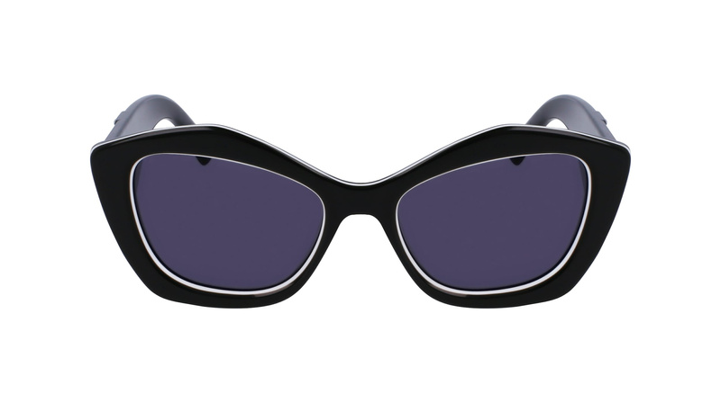 Okulary KARL LAGERFELD KL6127S521800. Okulary przeciwsłoneczne, Kolor czarny. Kobieta.