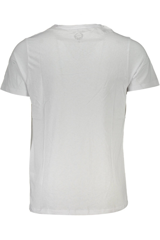 GIAN MARCO VENTURI MĘSKI T-SHIRT Z KRÓTKIM RĘKAWEM, BIAŁY