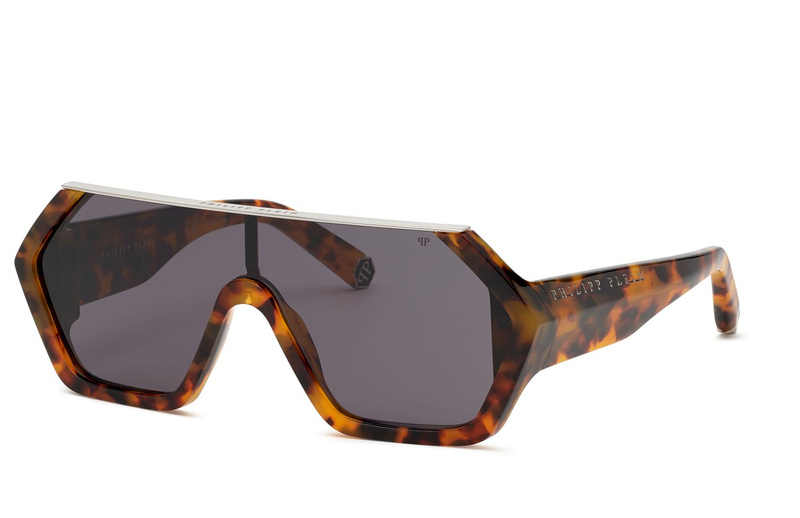 Okulary PHILIPP PLEIN SPP047990728. Okulary przeciwsłoneczne, Kolor czerwony. Mężczyzna.