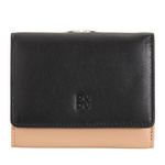 DUDU Damski skórzany stylowy kompaktowy portfel mała portmonetka