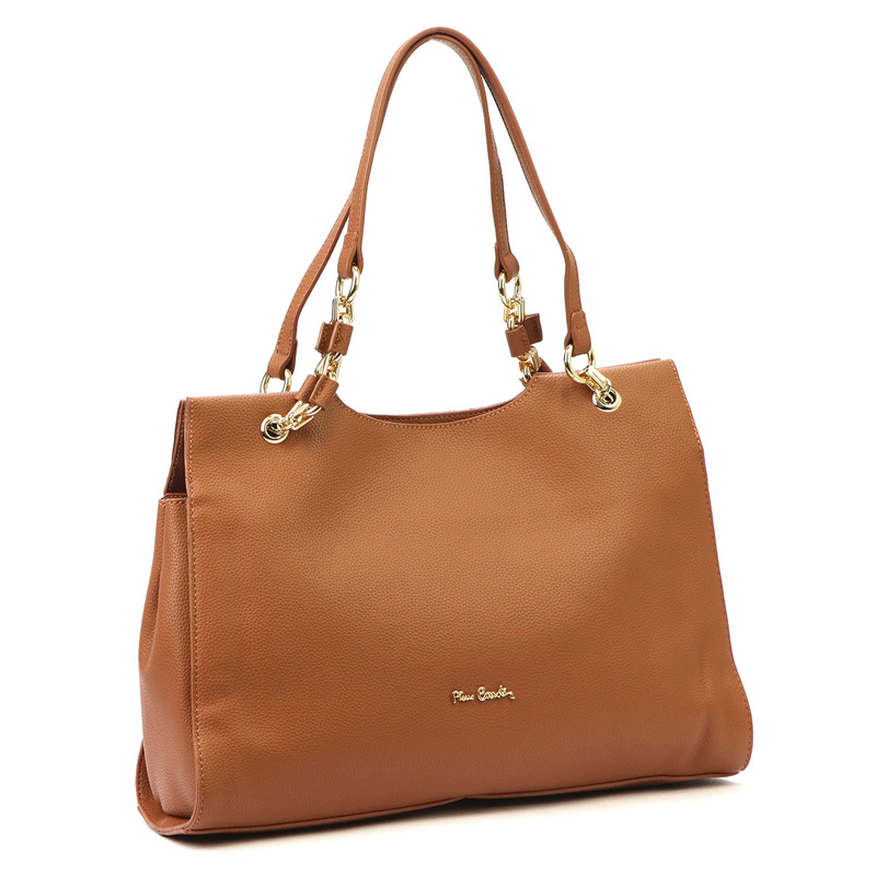 Skórzana damska shopperbag na ramię Pierre Cardin