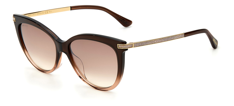 Okulary JIMMY CHOO AXELLEGS0MYNQ. Okulary przeciwsłoneczne, Kolor brązowy beżowy. Kobieta.