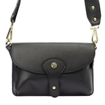 Gregorio mała listonoszka damska skóra naturalna stylowa torebka na ramię