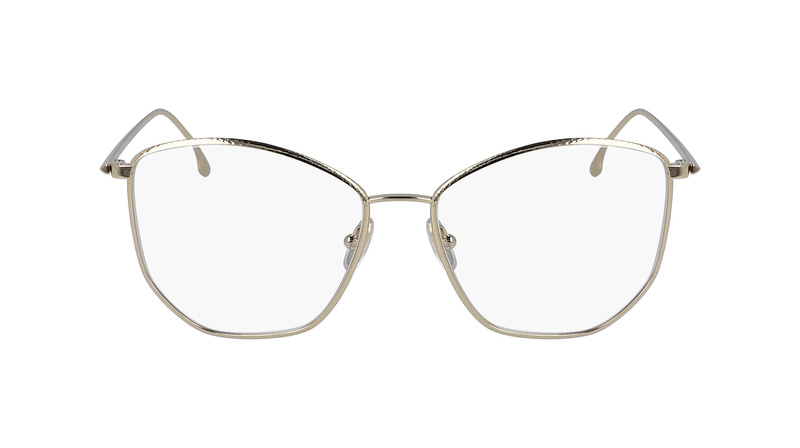Okulary VICTORIA BECKHAM VB21055616714. EYEGLASSES, Kolor złoty. Kobieta.