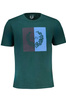 GIAN MARCO VENTURI ZIELONY T-SHIRT MĘSKI Z KRÓTKIM RĘKAWEM