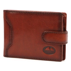 Kompaktowy Skórzany męski portfel EL FORREST RFID