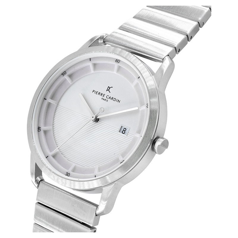 Zegarek PIERRE CARDIN CLC.6001. Kwarcowy, Kolor szary. Mężczyzna.