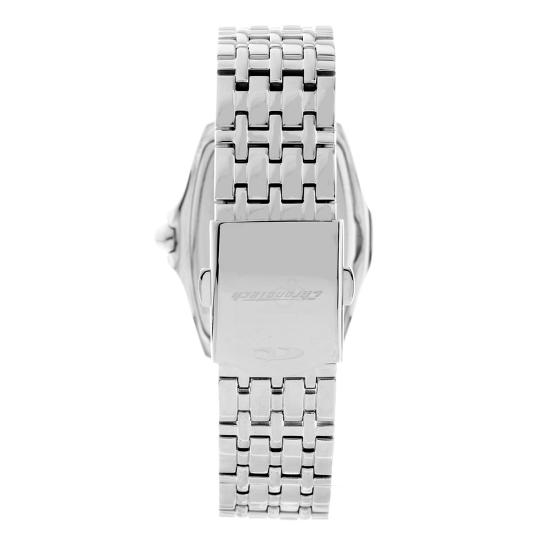 Zegarek CHRONOTECH CT7896L-49M. Kwarcowy, Kolor biały. Unisex.