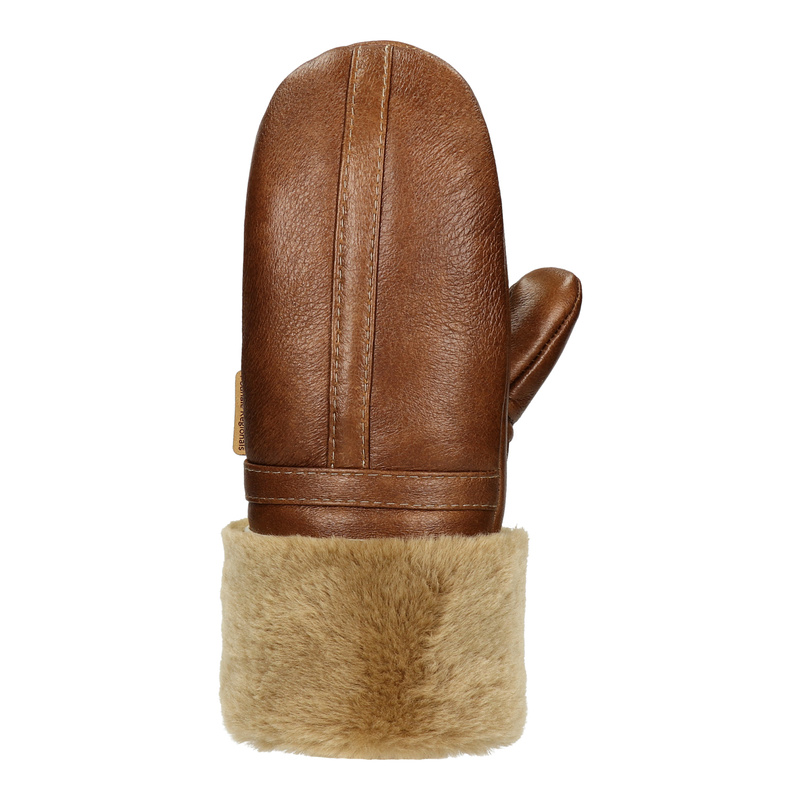 Ciepła damska rękawiczka z jednym palcem, kożuchowa Podhale