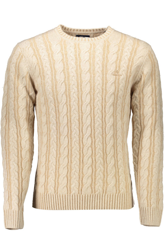 BEŻOWY SWETER MĘSKI GANT
