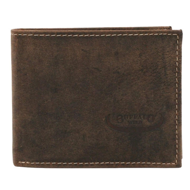 Skórzany męski portfel Wild RM-B-05L-BAW2 RFID