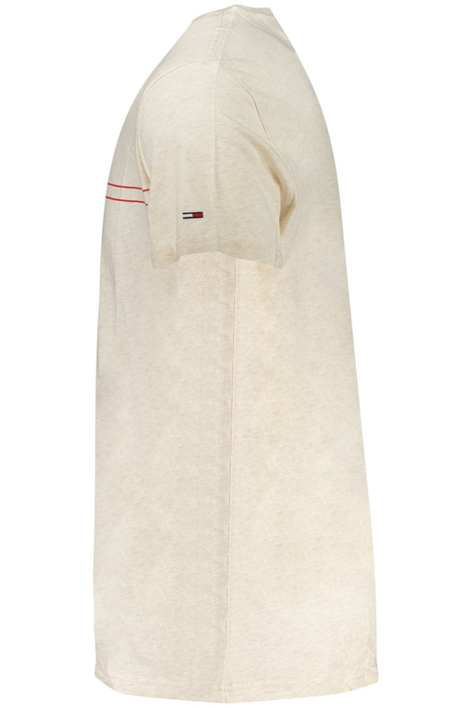 TOMMY HILFIGER KOSZULKA Z KR�TKIM R�KAWEM M�SKA BE�OWA