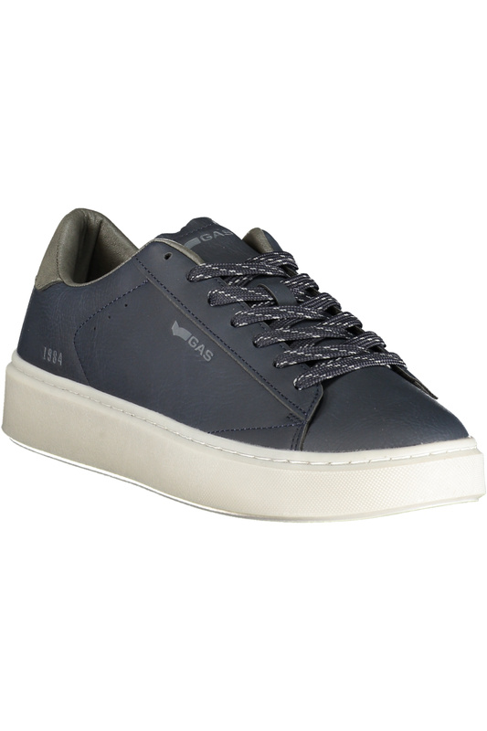 Niebieskie sneakersy męskie GAS Gam 624506 – szare detale