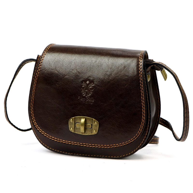 Gregorio Klasyczna damska listonoszka skóra naturalna torebka na ramię