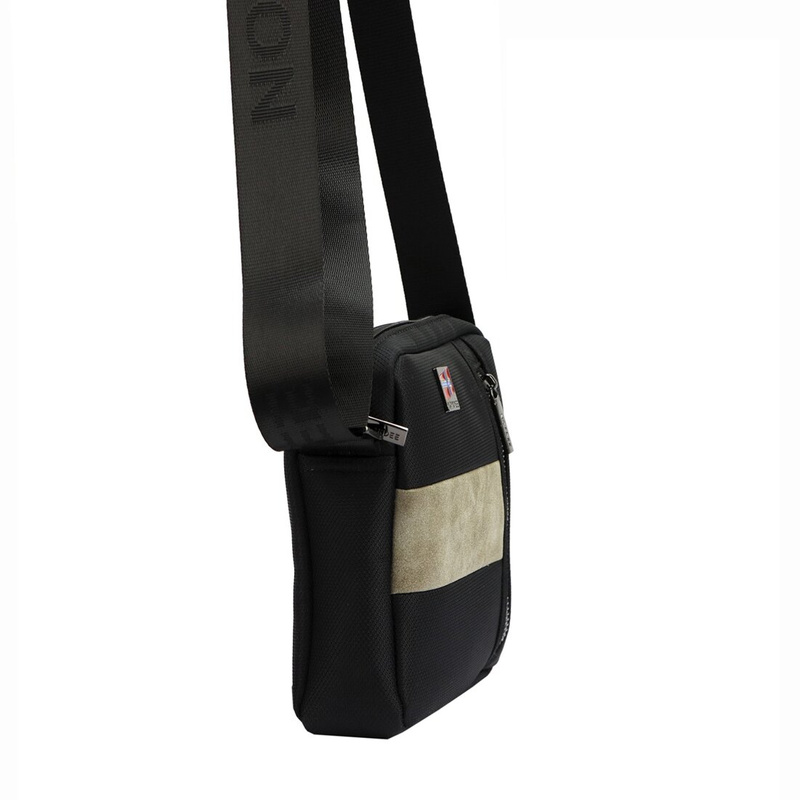 Nordee saszetka męska na ramię torba miejska z kieszeniami przez ramię