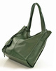 Modna torebka damska skórzany shopper bag - MARCO MAZZINI Portofino Max ciemny zielony
