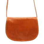 Florence Skórzana damska listonoszka przez ramię dwie komory kieszenie