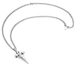 Biżuteria POLICE PJ25329PSS-01. Naszyjnik, Kolor szary. Mężczyzna.