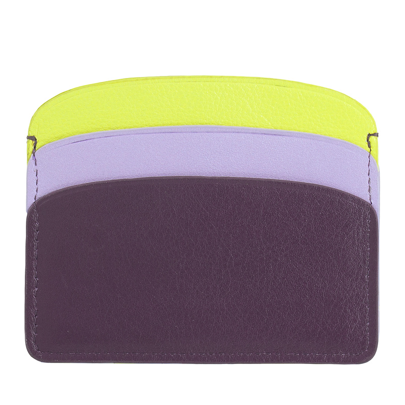 DuDu małe etui na karty dokumenty skóra naturalna Slim Wallet