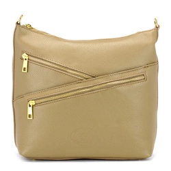 MiaMore damska listonoszka skóra naturalna torba na ramię z kieszeniami